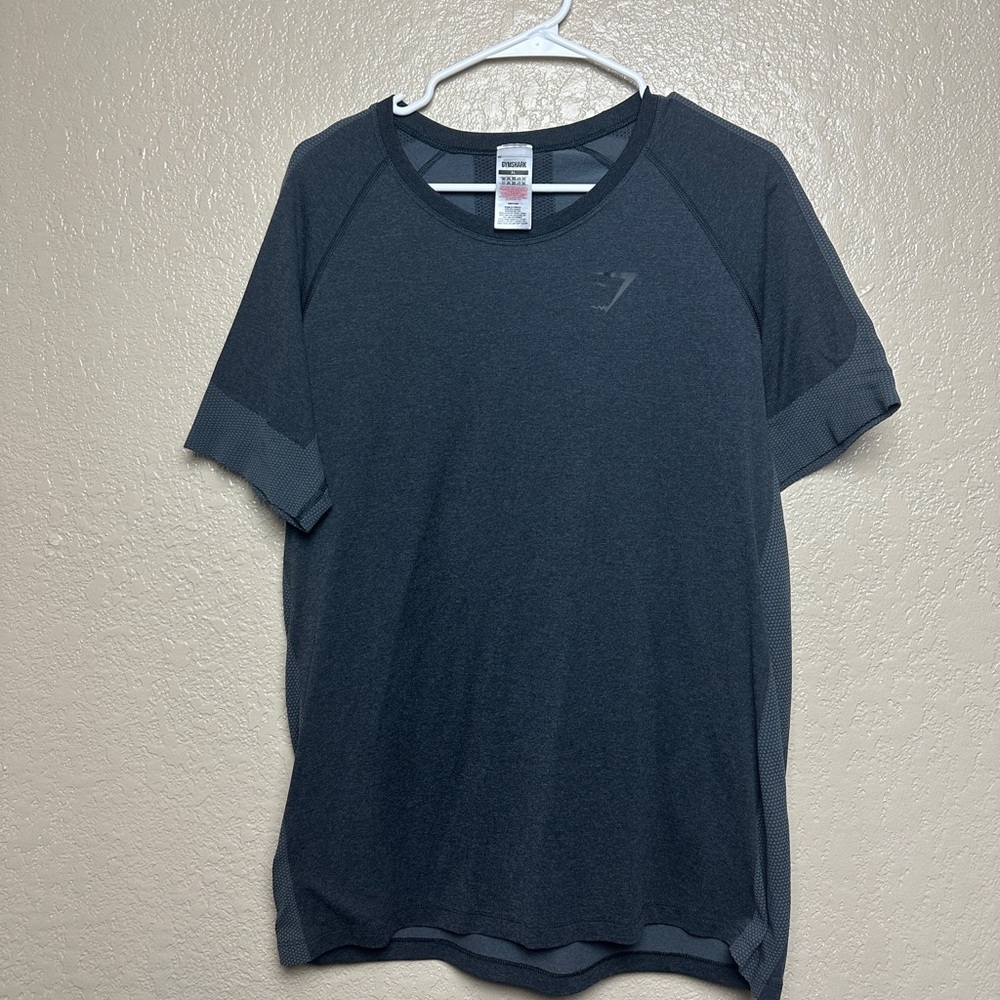Gymshark Men's Dark Gray Short Sleeve Tee